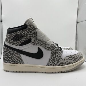 Jordan 1 Retro High OG White Cement for men